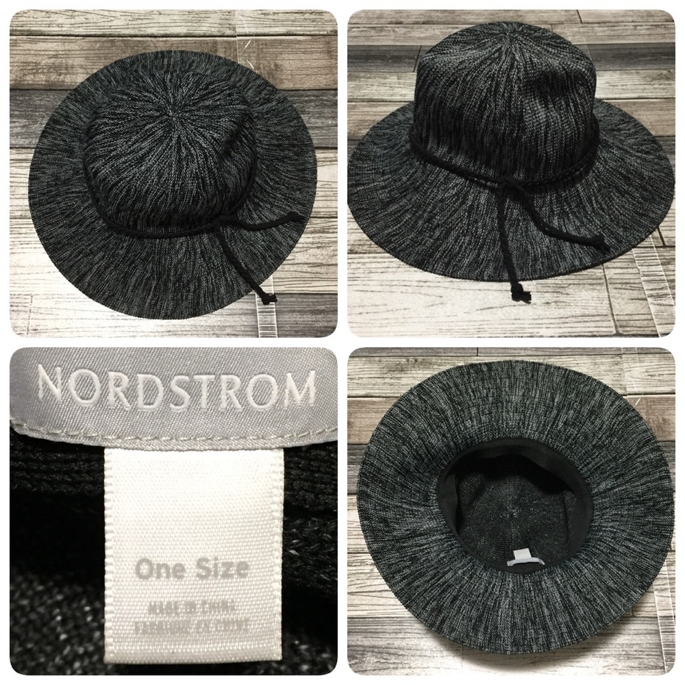 Nordstrom Sun Hat Women’s One Size Gray Black